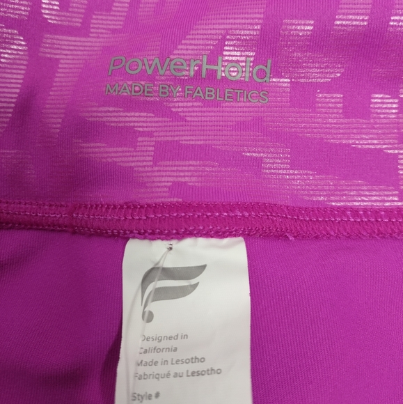 Fabletics High-Waisted Printed PowerHold 7/8 - Picture 9 of 11